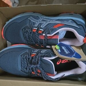 ASICS Gel-Venture 8 Women's Shoes - Carrier Grey and Ginger Peach